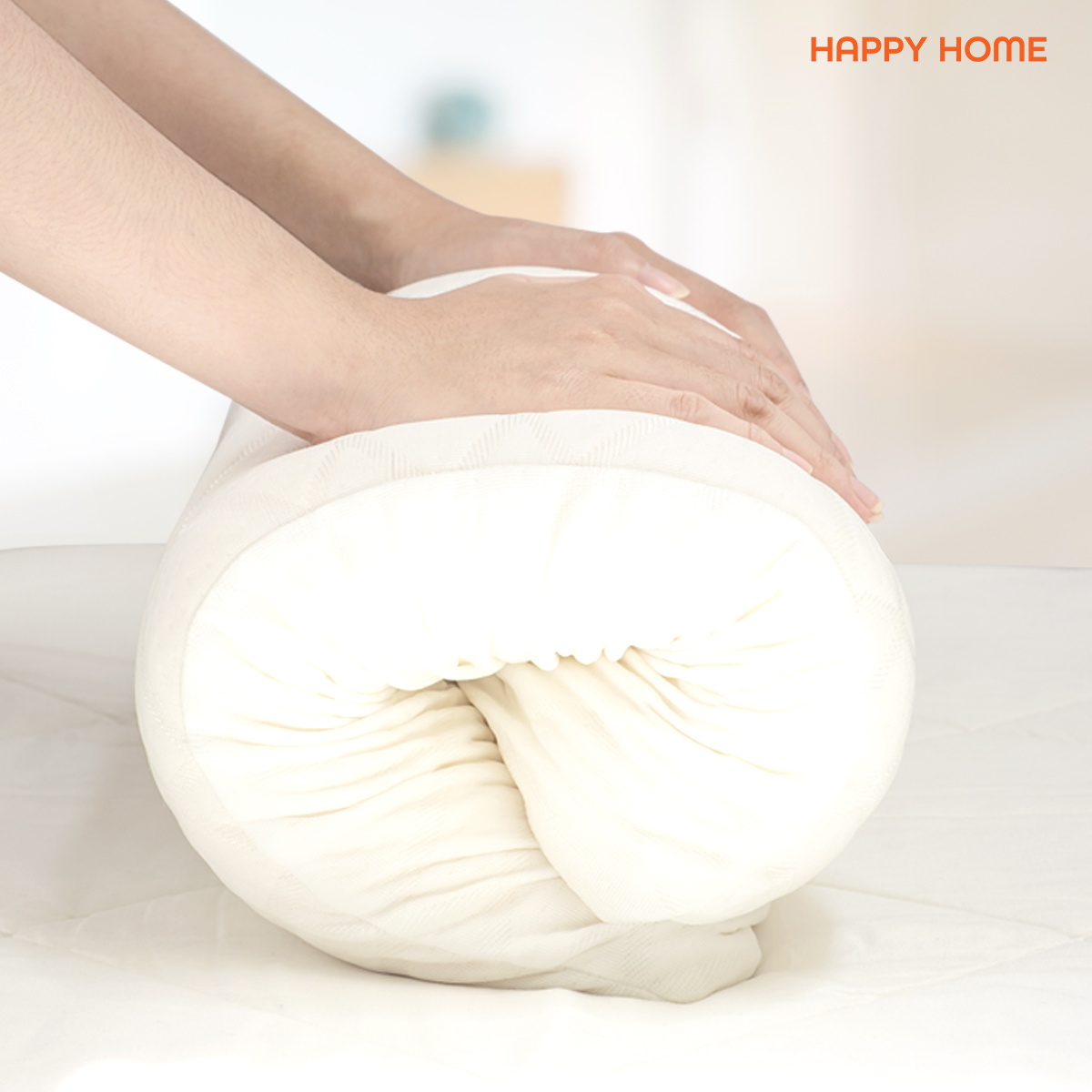 Gối Cao Su Thiên Nhiên Oval Happy Home-3